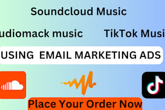 do organic soundcloud music, tiktok music audiomack promotion using campaign ads