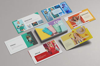 design an investor pitch deck and business presentation in powerpoint and canva