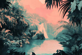 draw environment concept art or landscape designs