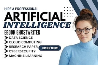 write artificial intelligence ebook, data science, machine learning, robotics