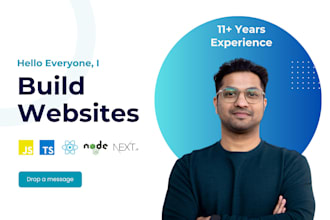 build fast and scalable next js react js websites
