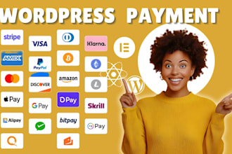 integrate stripe, paypal, apple pay, klarna woocommerce payment api integration