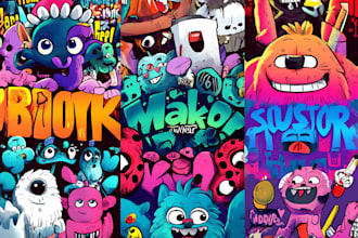 draw doodle art illustration designs on any topic