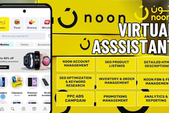 be your professional uae noon virtual assistant to maximize your noon sales