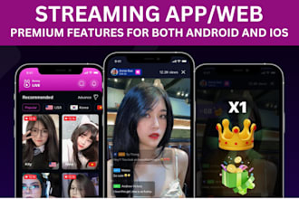 build live streaming app video streaming app streaming app music streaming app