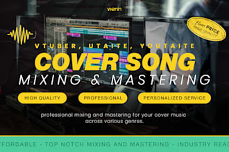 mix and master song cover for utaite