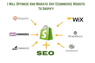 migrate clone copy wix wordpress bigcommerce squarespace store to shopify store