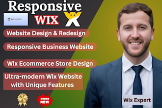 design wix website update wix website revamp wix studio website development