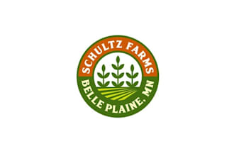 design outstanding small family farm corn logo