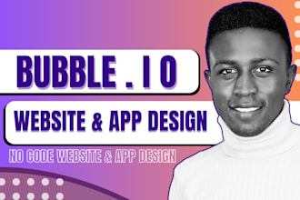 develop bubble io web apps, mvp, no code website, saas, cms, for banking company