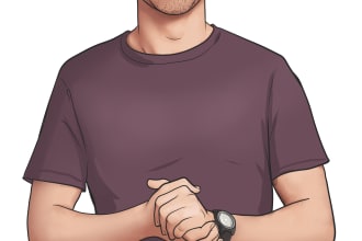 Top 5!  draw realistic style cartoon portrait