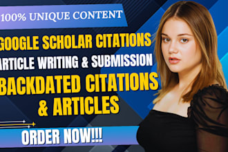 do google scholar citation writing and publication, article citation submission
