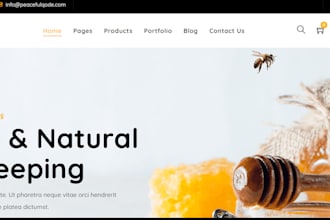 design organic product shopify store cosmetic store organic skincare website