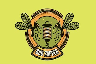design world class pest control company logo