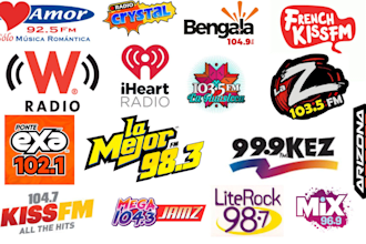 airplay your hip pop, rock, jazz songs and market to mexico, arizona radio