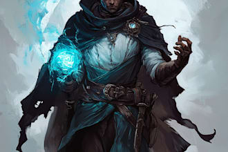 illustrate your ttrpg oc, vtm, fantasy, dnd character art