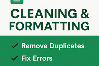 clean and format your google sheets data accurately