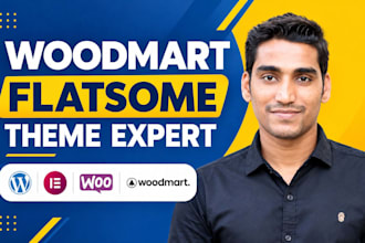 build ecommerce website, online shop using flatsome, woodmart