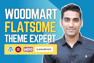 build ecommerce website, online shop using flatsome, woodmart