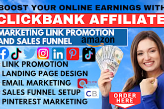 do clickbank amazon affiliate marketing referral link promotion sales funnel