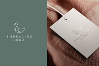 make a luxurious beauty fashion cosmetics or clothing brand logo design