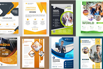 make stylish and up to date flyer design