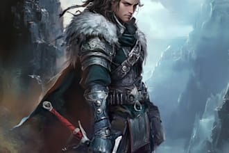 draw fantasy illustration dnd character style