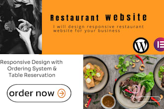 create wordpress website for your restaurant