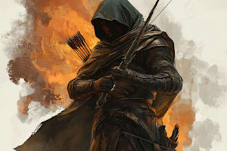 unique your ttrpg oc, vtm, fantasy, dnd character art