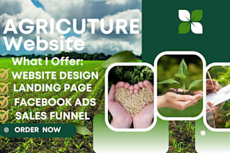 build agriculture website farmer website farm equipment website farmer leads