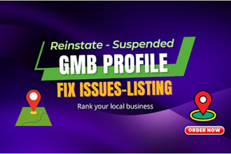 do gmb reinstate, fix suspended gmb profile, appeal gmb, and gmb setup