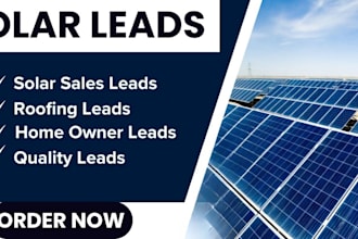generate solar leads and roofing leads for email marketing