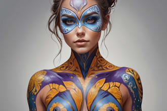 paint a realistic digital portrait