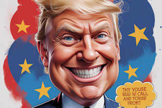 make political caricature and cartoon