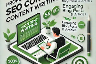 write high quality blog , articles and SEO optimized content