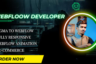 desgin develop webflow website figma to webflow webflow cms