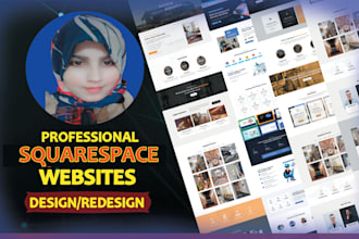 setup custom squarespace website with expert design