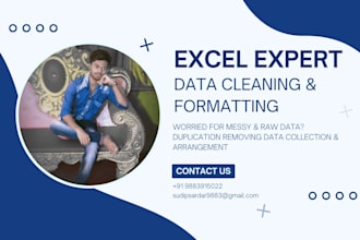 cleaning, formatting, merge, splitting excel data