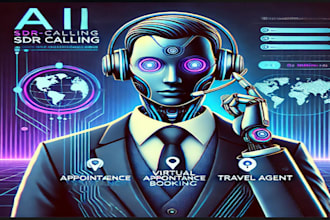 do ai avatar sales sdr calling virtual assistant appointment traveling agent