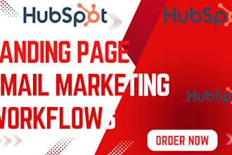 setup hubspot workflows , hubspot landing page , automation email marketing