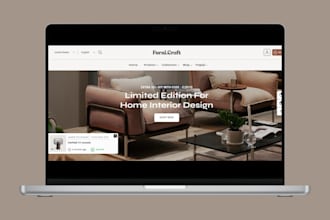 design home decor shopify store, furniture store, furniture, home decor store,