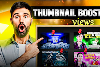 design viral and clickworthy youtube thumbnails in 3 hours