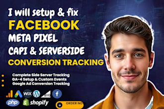 setup facebook pixel conversion api fix meta pixel  server side tracking by GTM