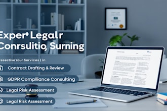 provide expert legal consulting on corporate law, gdpr and contract drafting