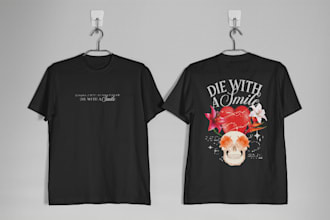 create customized tshirt design illustrations