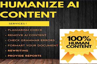 detect, edit and humanize ai generated content in 4 hours