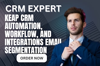 set up your keap CRM automation, workflow, and integrations email segmentation