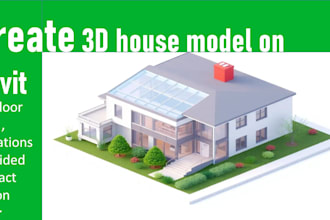 create house plans with revit 3d models for architectural visualization
