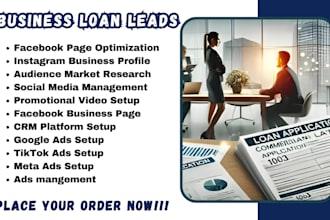 business loan leads business funding leads facebook ads mca loan leads google ad