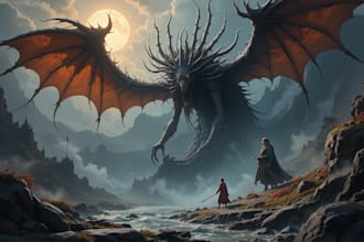 create a fantasy book cover KDP kindle book cover